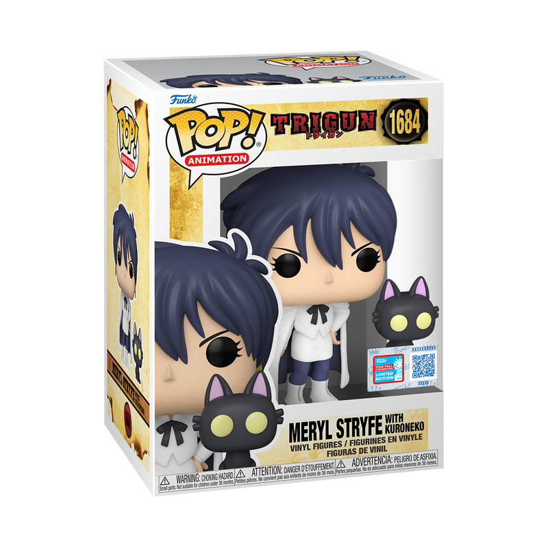 Trigun - Meryl Stryfe with Kuroneko Pop! Vinyl NYCC 2024 [RS]