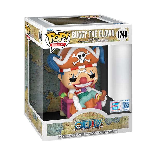 One Piece - Buggy on Throne Pop! Deluxe NYCC 2024 [RS]