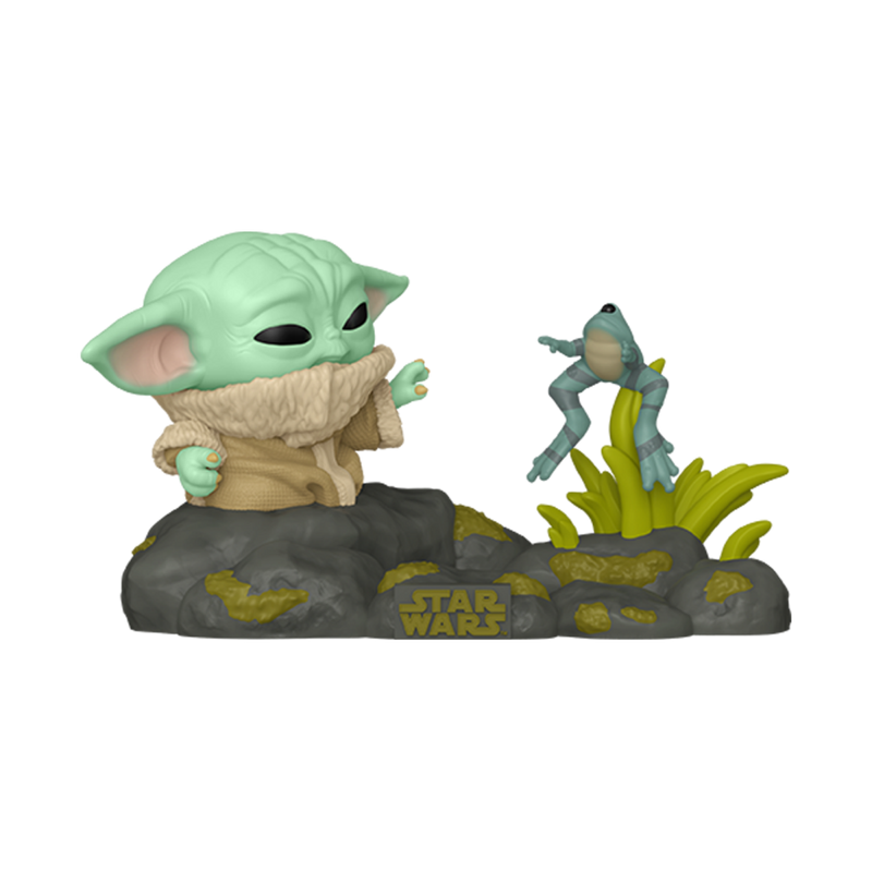 Star Wars: The Mandalorian - Grogu with Frog Pop! Deluxe
