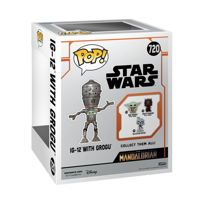 Star Wars - IG-12 with Grogu Pop! Deluxe