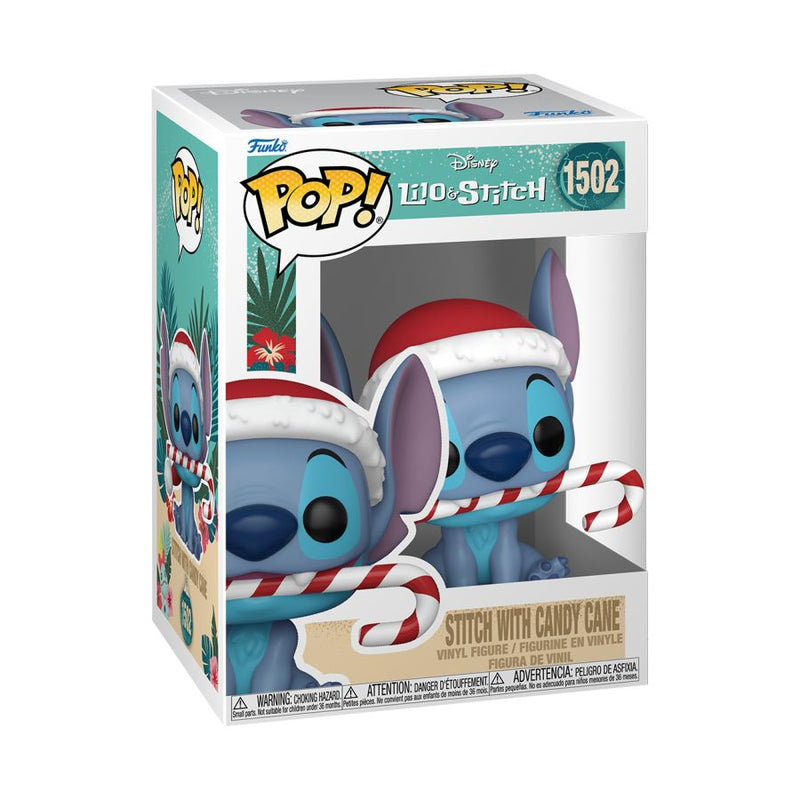 Lilo & Stitch - Stitch with Candy Cane Holiday Pop! Vinyl