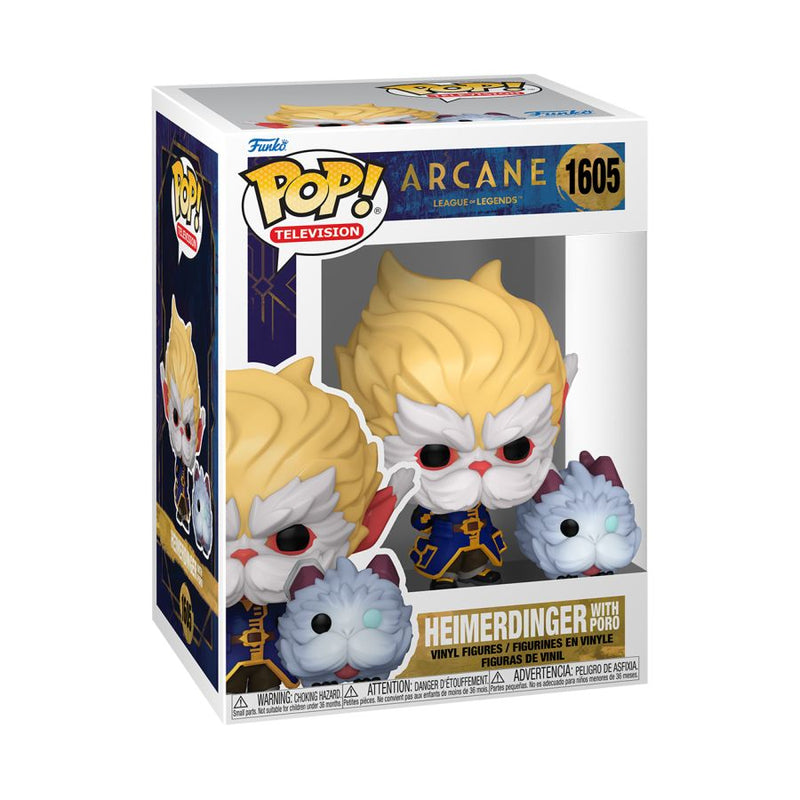 Arcane: League of Legends (TV) - Heimerdinger with Poro Pop! Vinyl