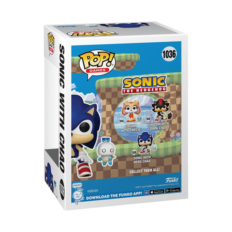 Sonic - Sonic with Chao Pop! Vinyl