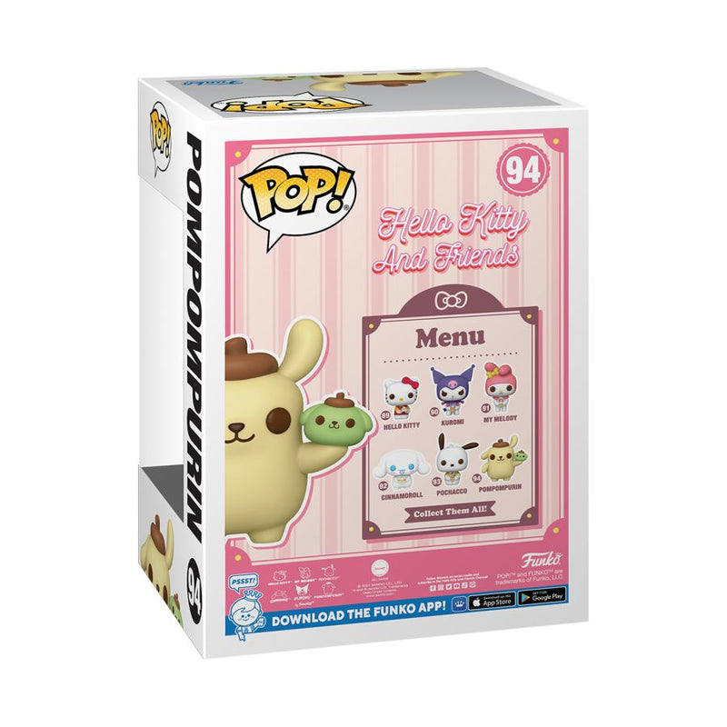 Hello Kitty - Pompompurin with Dessert Pop! Vinyl