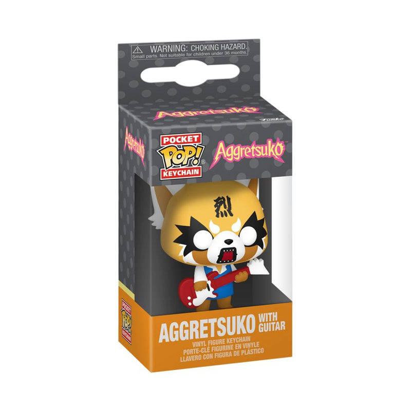 Aggretsuko - Aggretsuko with Guitar Pop! Keychain