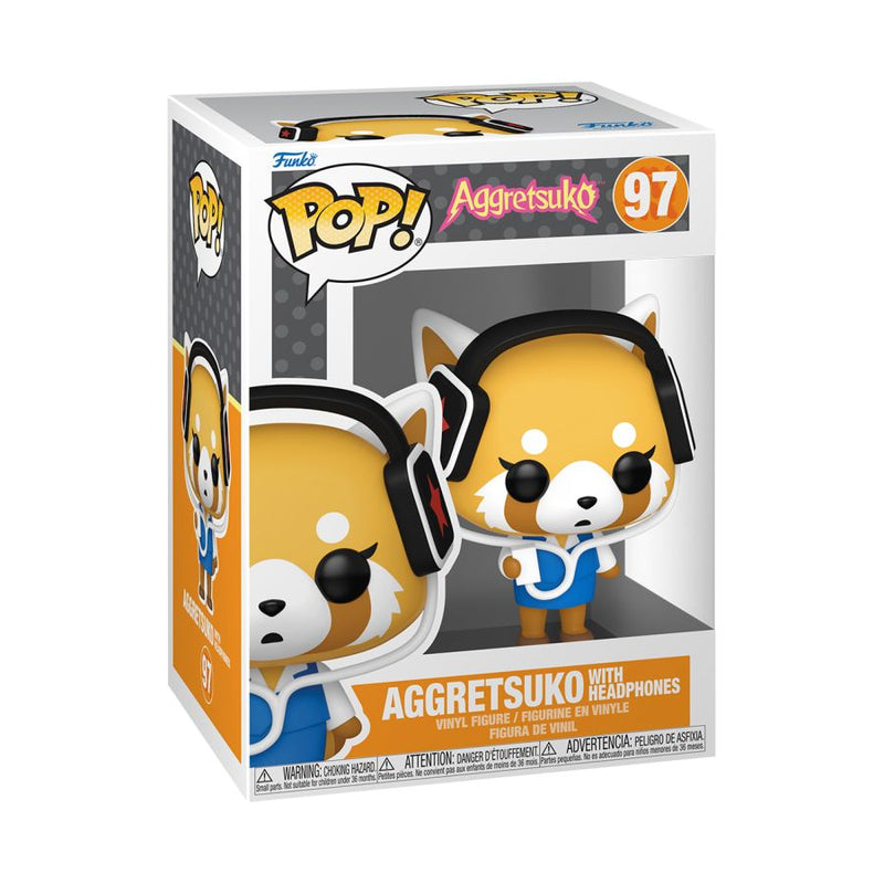 Aggretsuko - Aggretsuko with Headphones Pop! Vinyl