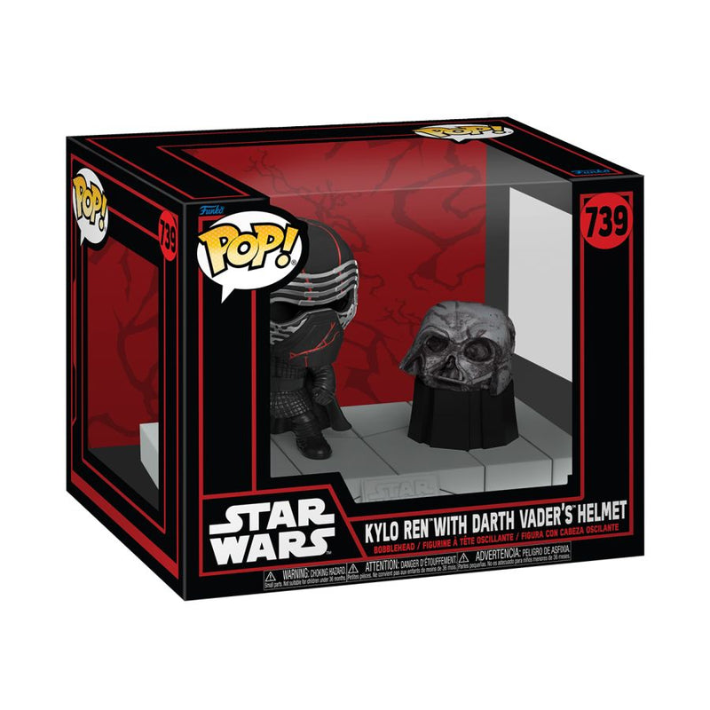 Star Wars: Darkside - Kylo Ren with Darth Vader Helmet Pop! Deluxe