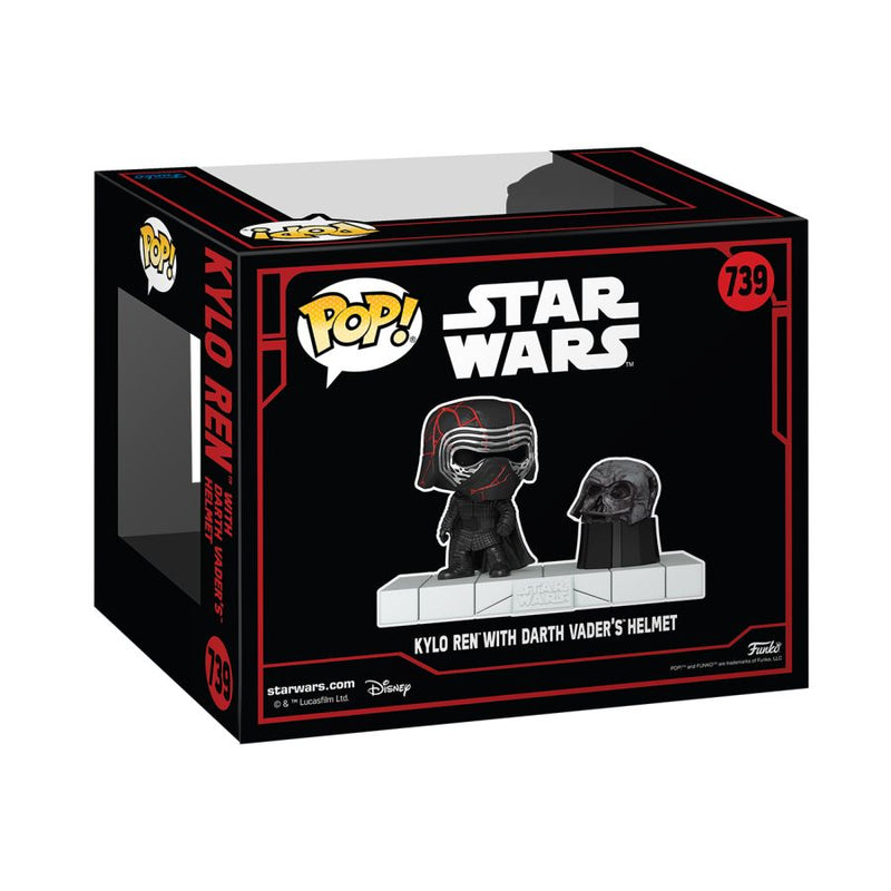 Star Wars: Darkside - Kylo Ren with Darth Vader Helmet Pop! Deluxe