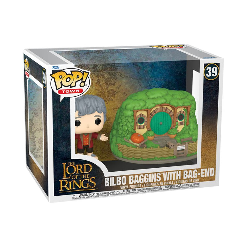 The Lord of the Rings - Bilbo Baggins with Bag-End Pop! Town