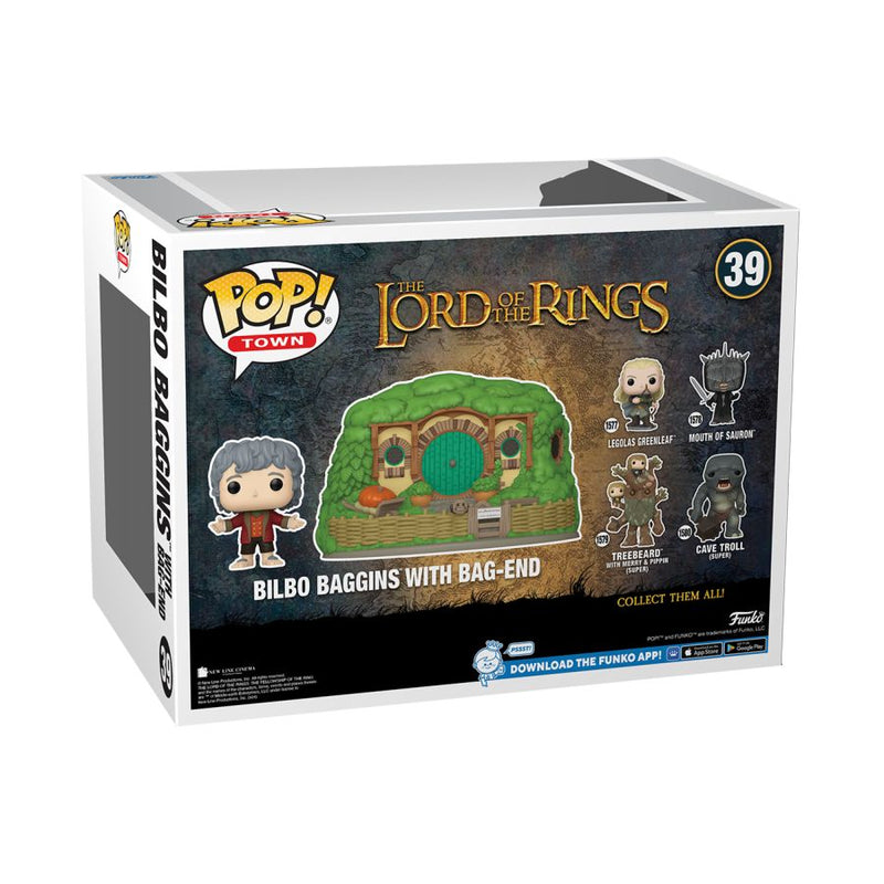 The Lord of the Rings - Bilbo Baggins with Bag-End Pop! Town