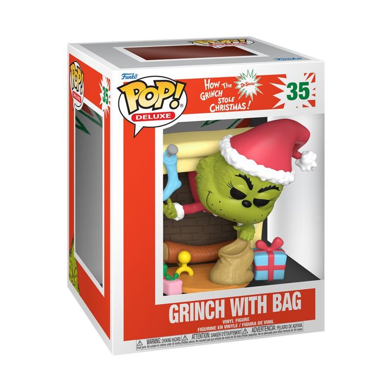 The Grinch (1966) - Grinch with Bag Pop! Deluxe