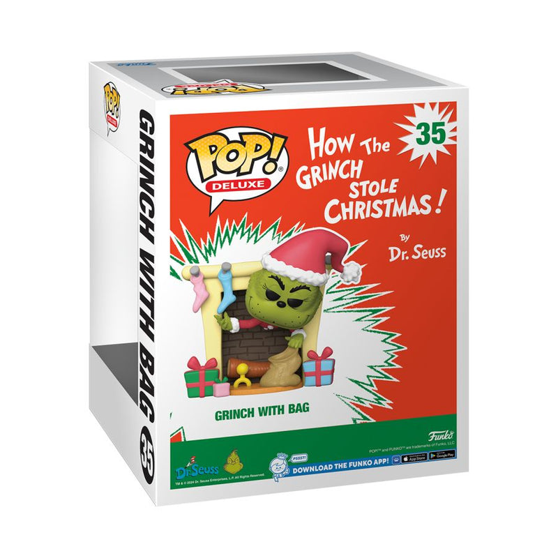 The Grinch (1966) - Grinch with Bag Pop! Deluxe