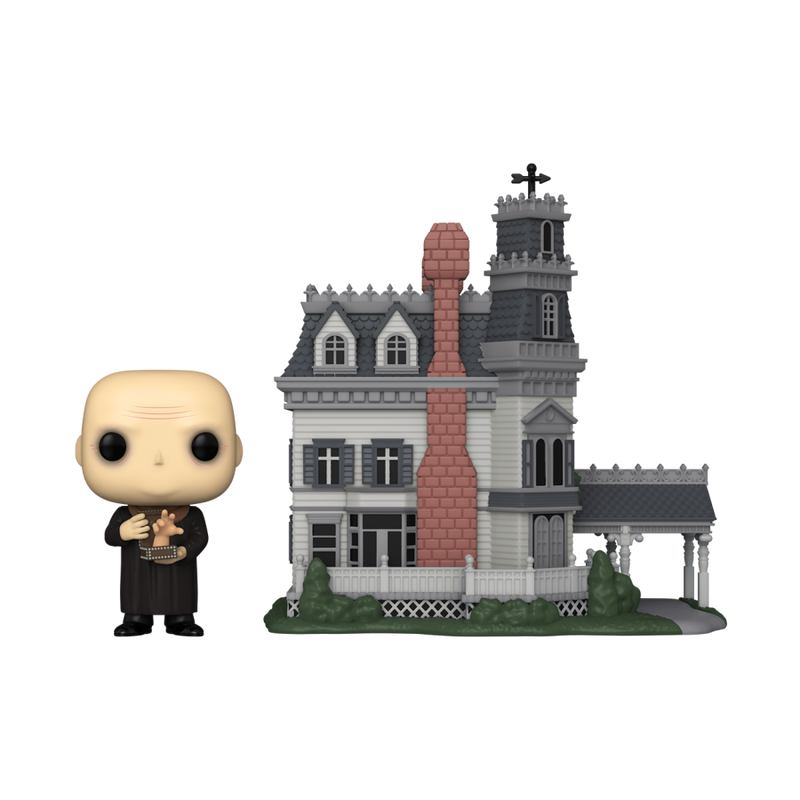 Addams Family (TV) - Fester with Addams Family Mansion Pop! Town