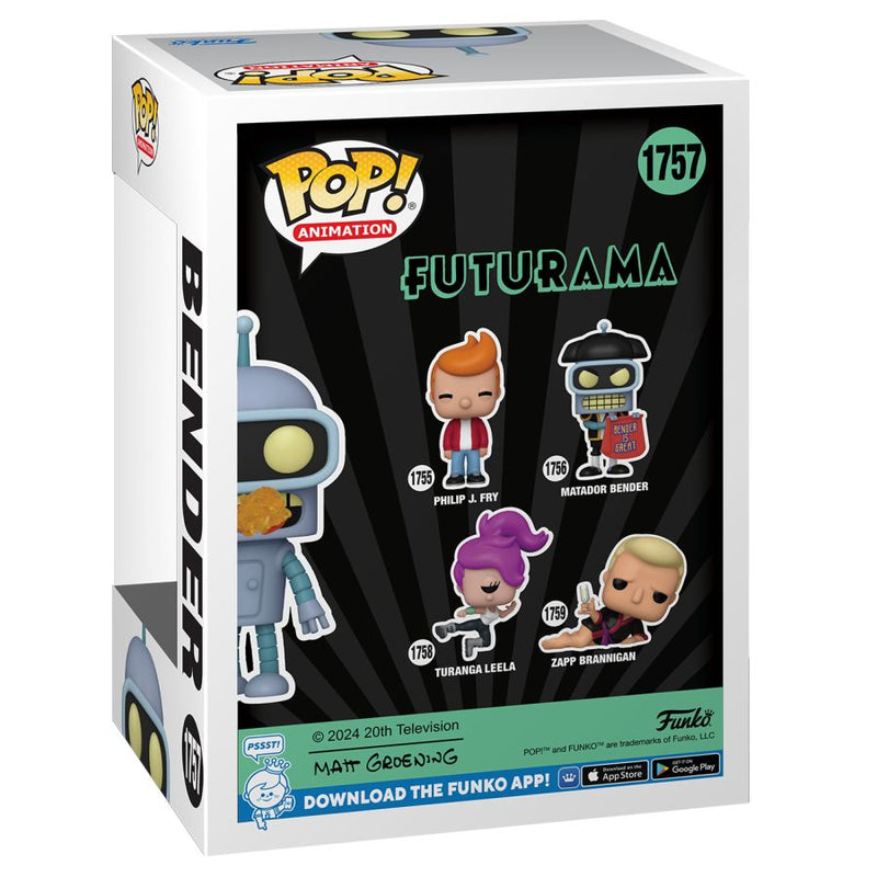 Futurama - Bender (with chase) Pop! Vinyl [RS]