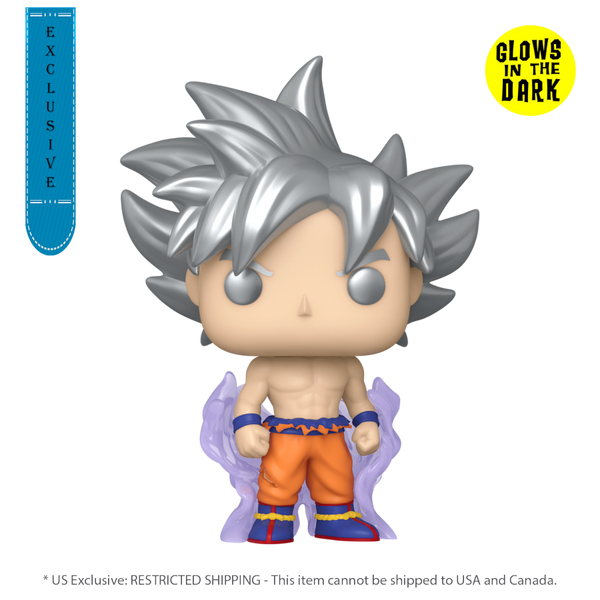 Dragonball Super - Goku (Ultra Instinct) Glow Pop! Vinyl [RS]