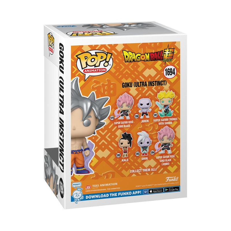 Dragonball Super - Goku (Ultra Instinct) Glow Pop! Vinyl [RS]