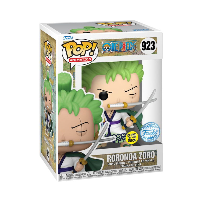 One Piece - Roronoa Zoro Three Sword Style Glow Pop! Vinyl [RS]