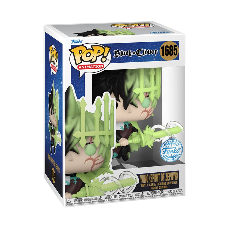 Black Clover - Yuno (Spirit of Zephyr) Pop! Vinyl [RS]