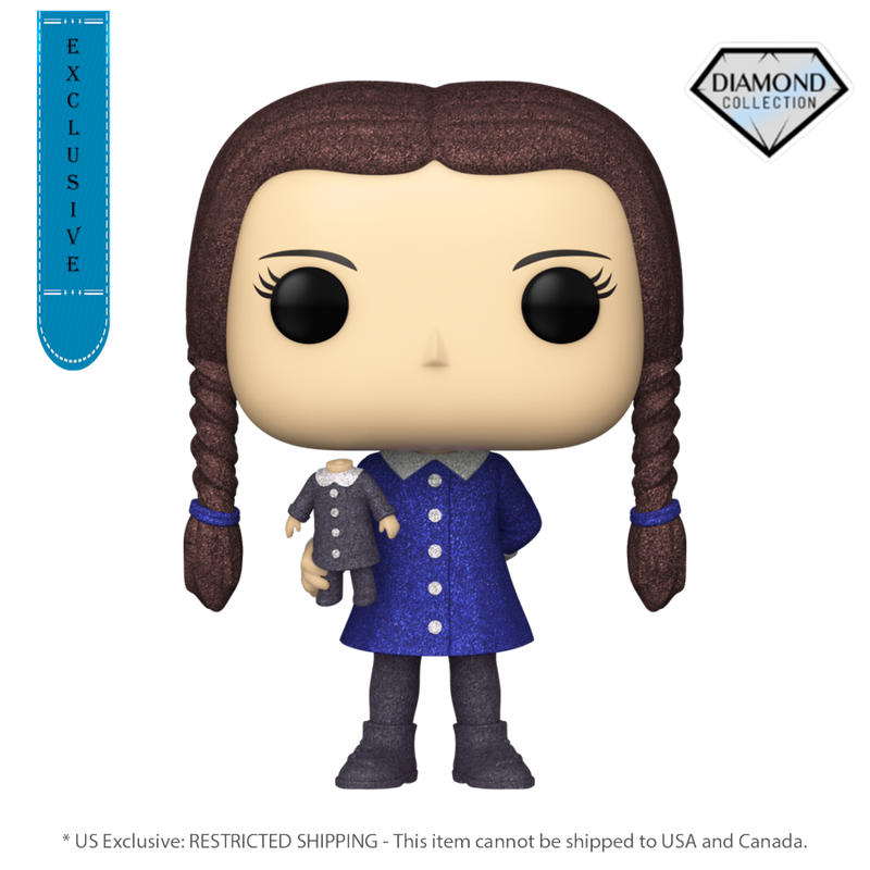 Addams Family (TV) - Wednesday Diamond Glitter Pop! Vinyl [RS]