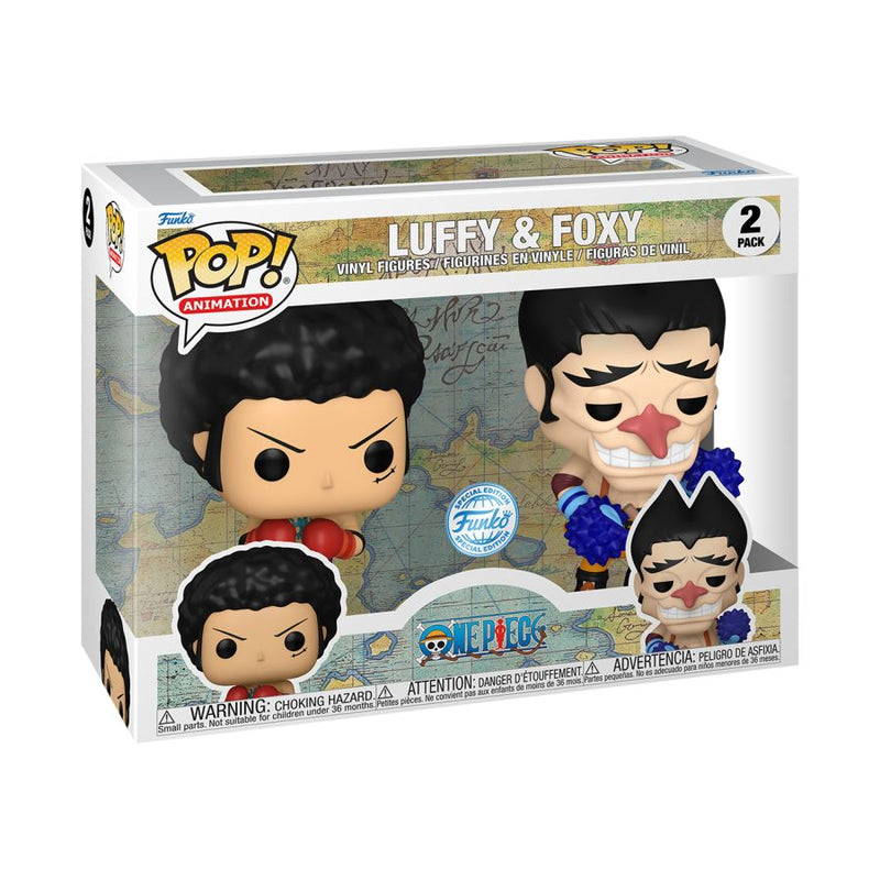 One Piece - Luffy & Foxy (with chase) Pop! Vinyl 2-Pack [RS]