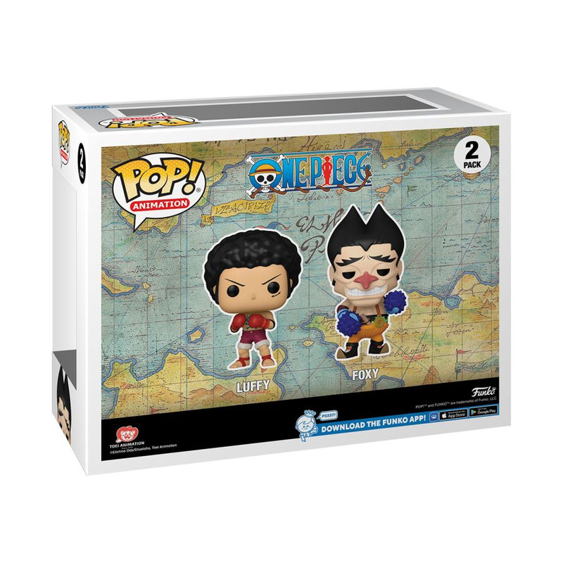 One Piece - Luffy & Foxy (with chase) Pop! Vinyl 2-Pack [RS]