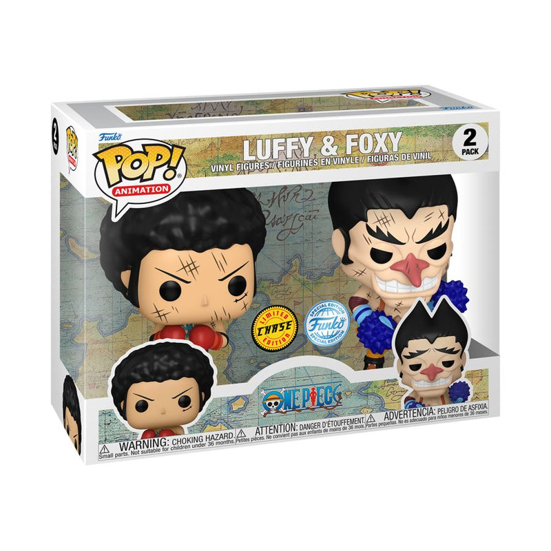 One Piece - Luffy & Foxy (with chase) Pop! Vinyl 2-Pack [RS]