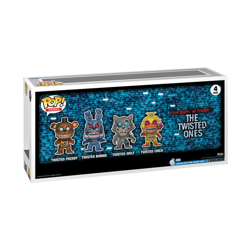 Five Nights at Freddy's - Twisted Ones Glow Pop! Vinyl 4-Pack [RS]