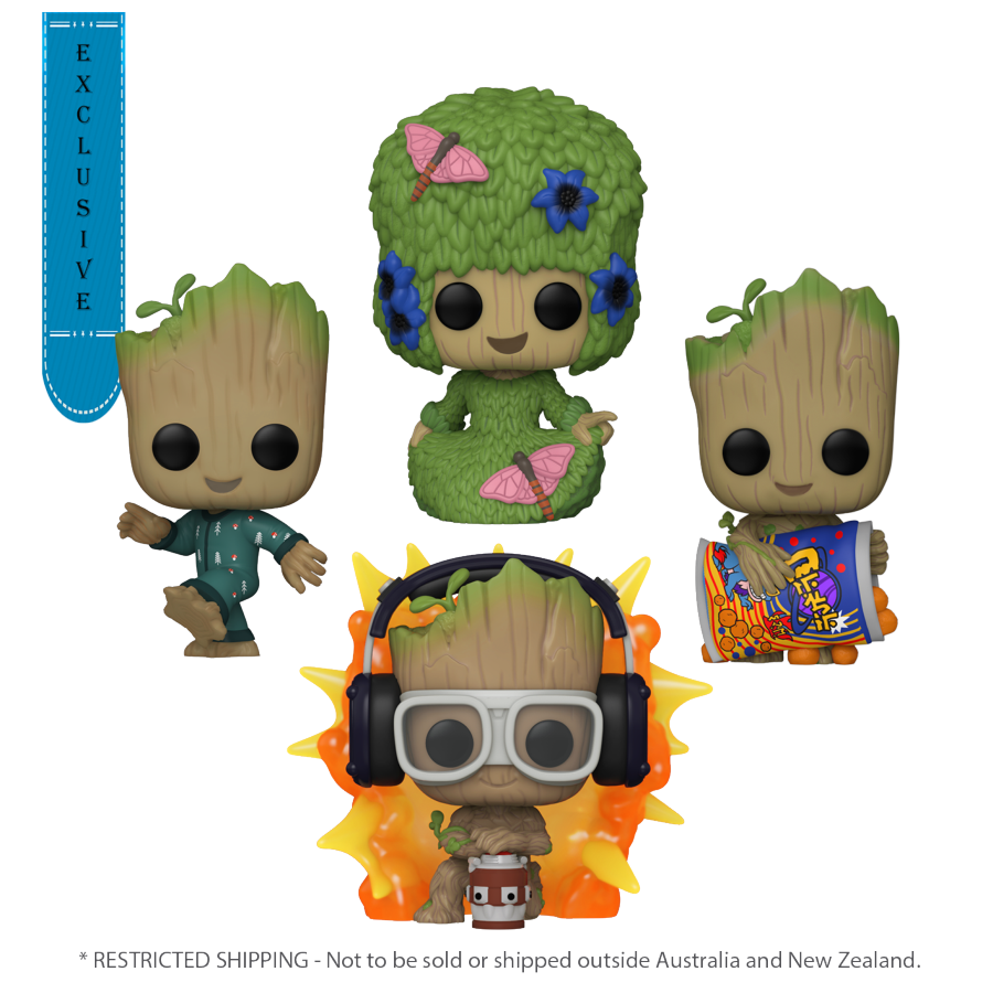 I Am Groot - I Am Groot Glow Pop! Vinyl 4-Pack [RS]