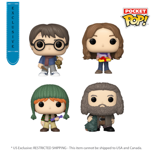 Harry Potter - Tree Holiday Pocket Pop! 4-Pack [RS]