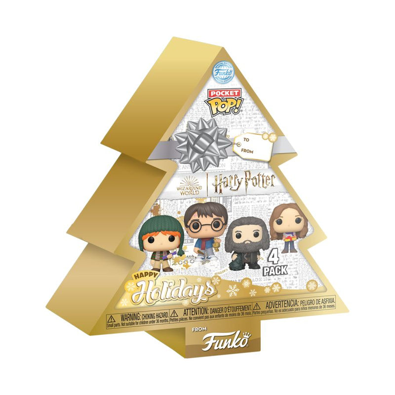 Harry Potter - Tree Holiday Pocket Pop! 4-Pack [RS]