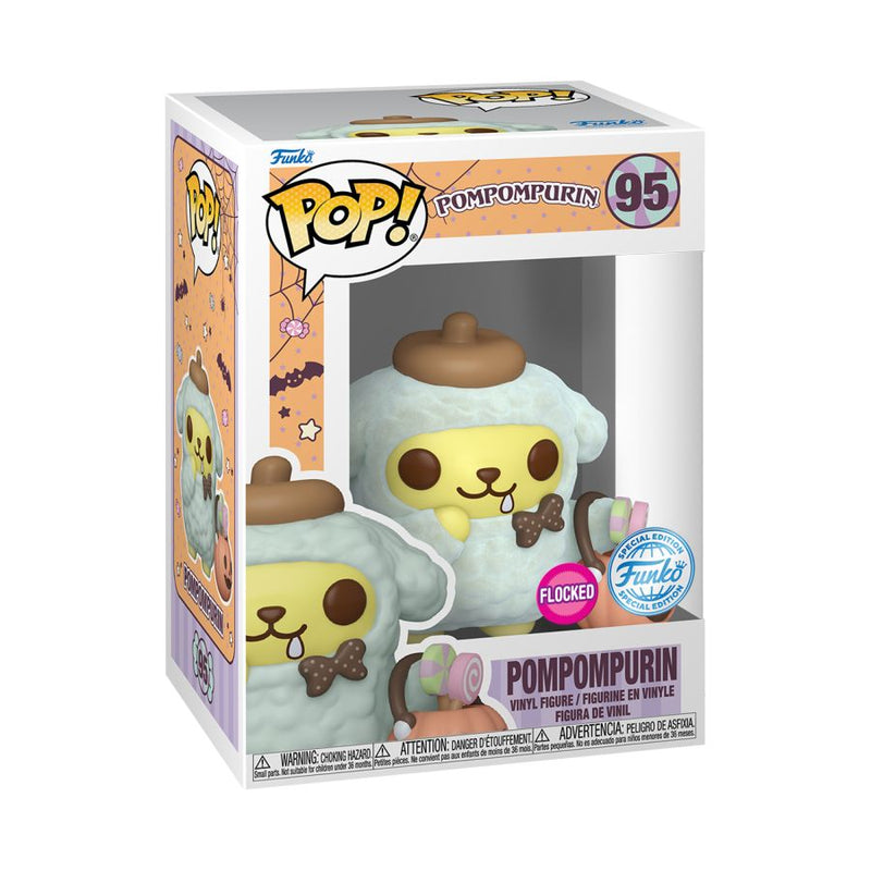 Sanrio - Pompompurin (Halloween) Flocked Pop! Vinyl [RS]