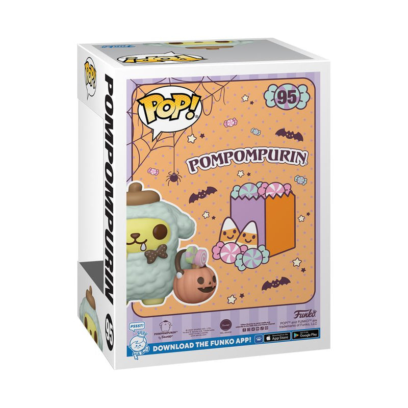 Sanrio - Pompompurin (Halloween) Flocked Pop! Vinyl [RS]