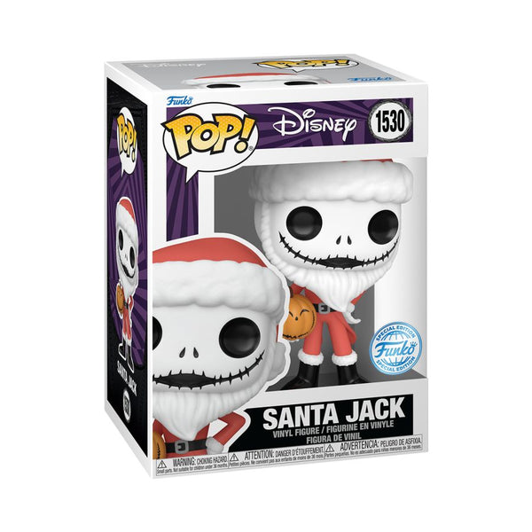 The Nightmare Before Christmas - Santa Jack with Jack-o-lantern Pop! Vinyl [RS]