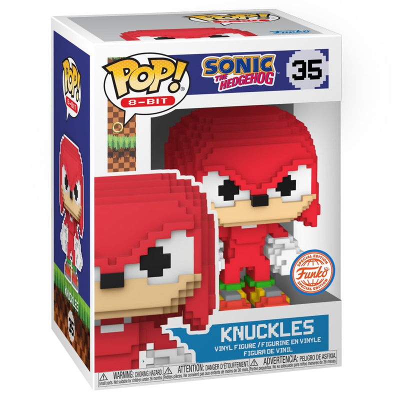 Sonic the Hedgehog - Knuckles 8-Bit US Exclusive Pop! Vinyl [RS]