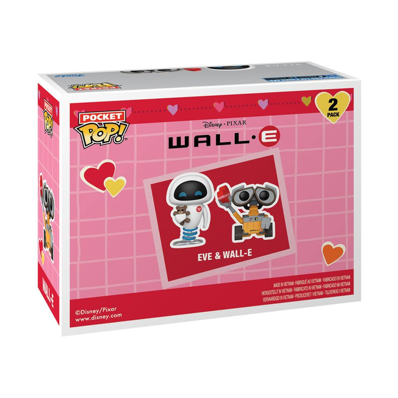 Wall-E - Eve & Wall-E Valentines Pocket Pop! 2-Pack