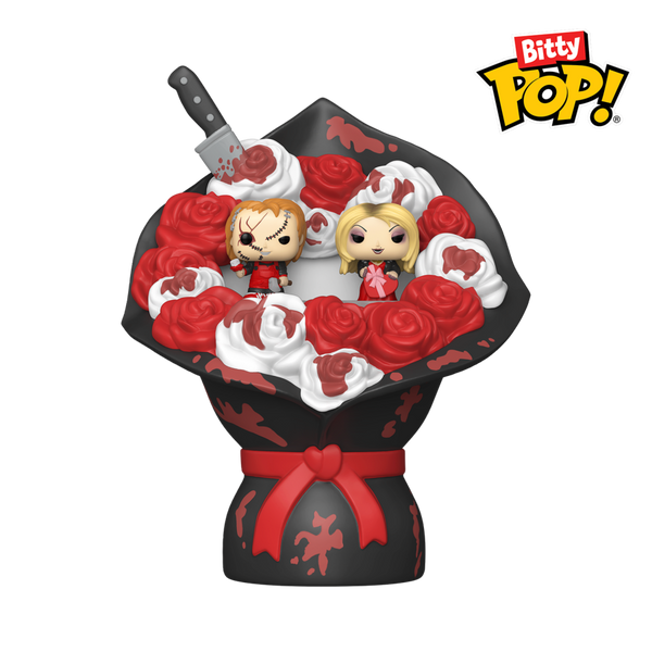 Child's Play - Chucky & Tiffany Valentines Bitty Pop! Bouquet 2-Pack