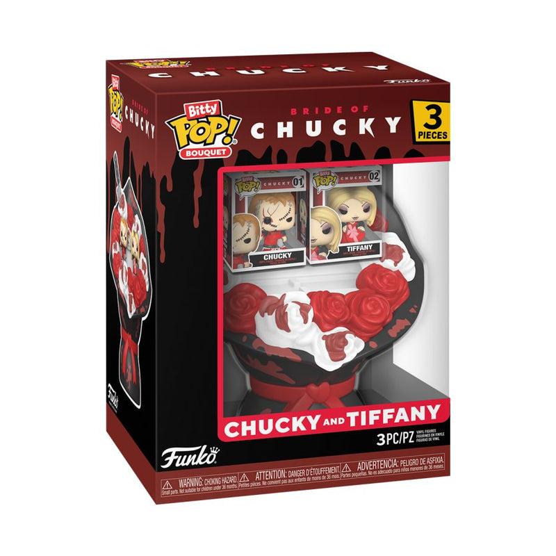 Child's Play - Chucky & Tiffany Valentines Bitty Pop! Bouquet 2-Pack