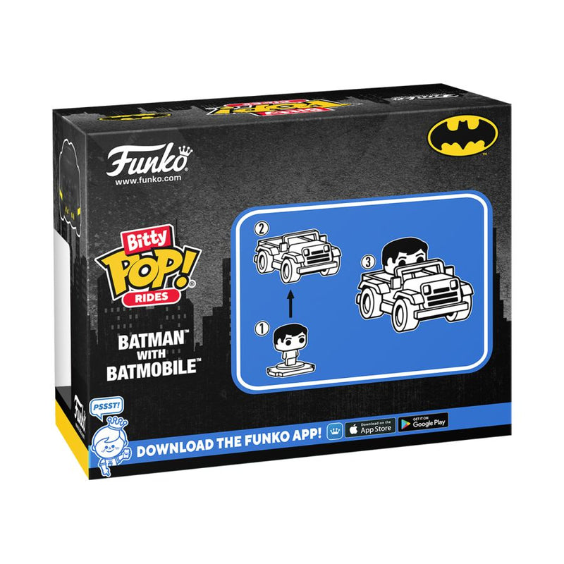 Batman - Batman with Batmobile Bitty Pop! Ride