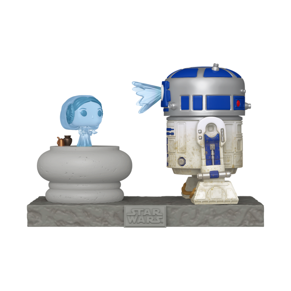 Star Wars - R2D2 with Leia Hologram Pop! Deluxe