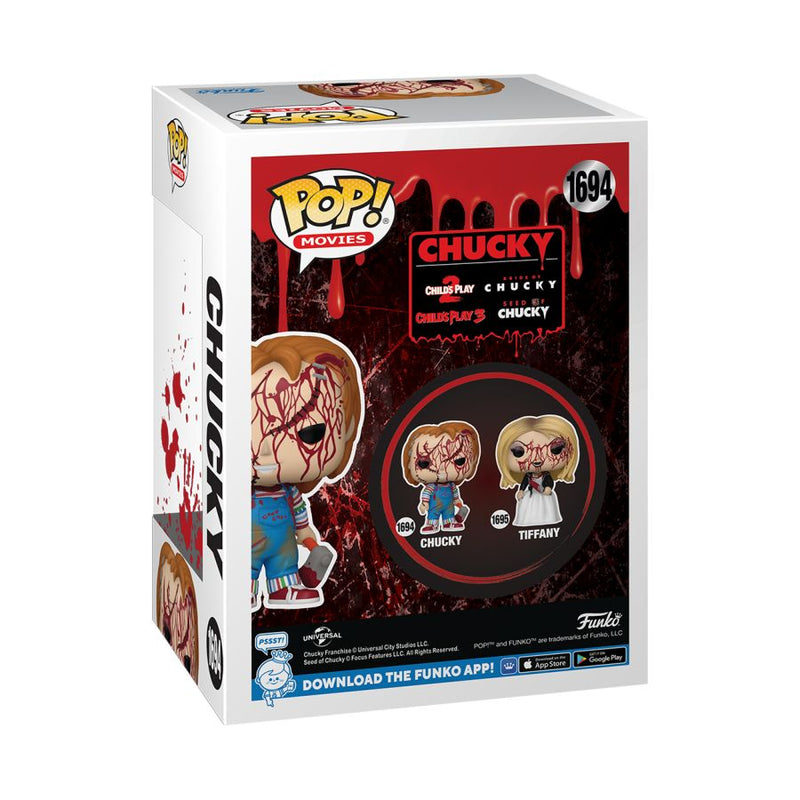 Bride of Chucky - Chucky (Battle Damaged) Pop! Vinyl [RS]