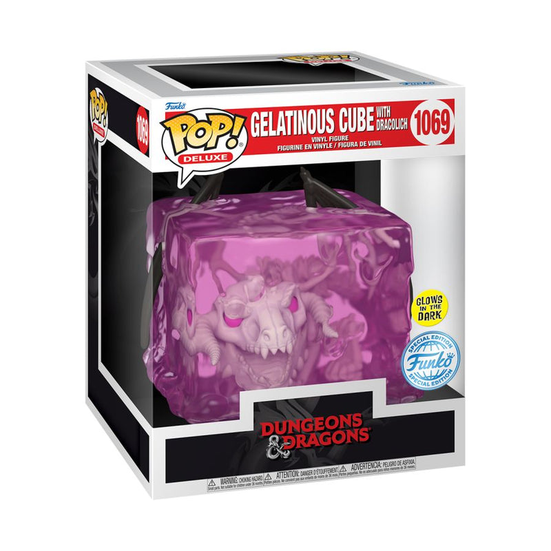 Dungeons & Dragons - Gelatinous Cube with Dracolich Glow Pop! Deluxe [RS]