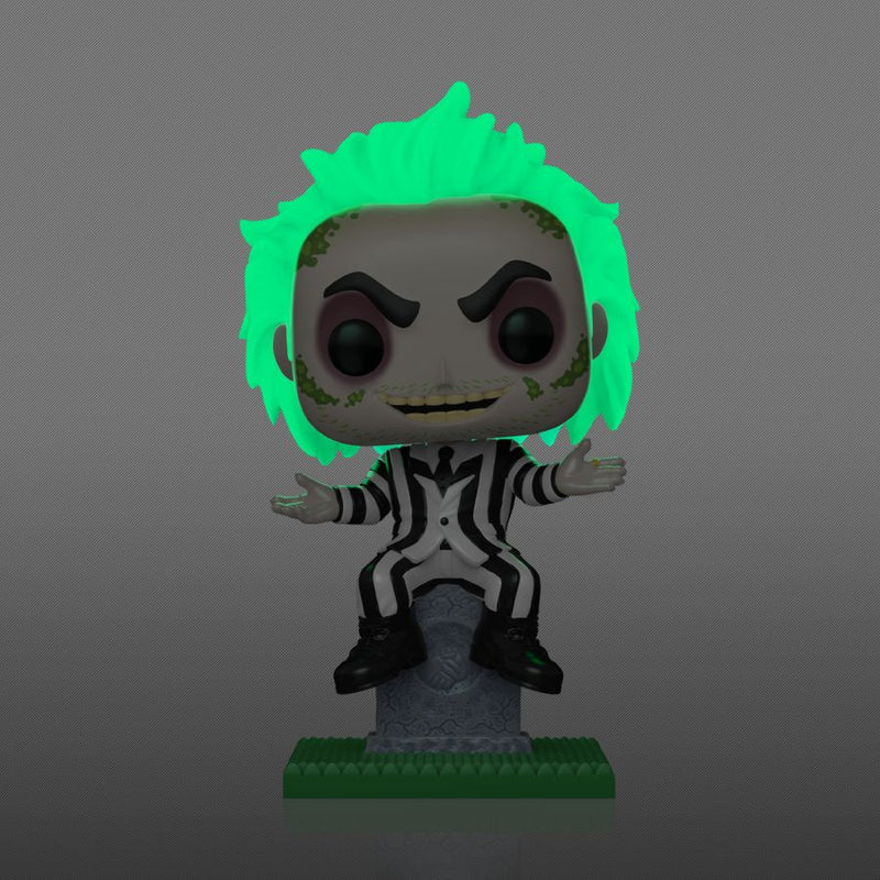 Beetlejuice - Beetlejuice on Tombstone Glow Pop! Vinyl [RS]