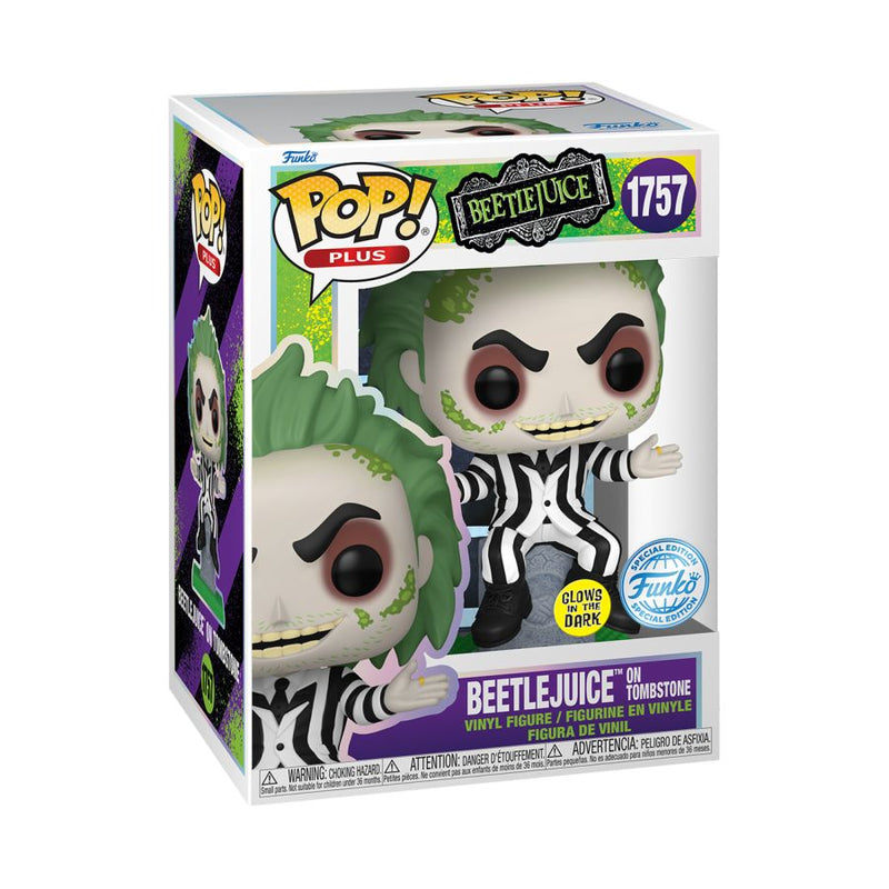 Beetlejuice - Beetlejuice on Tombstone Glow Pop! Vinyl [RS]