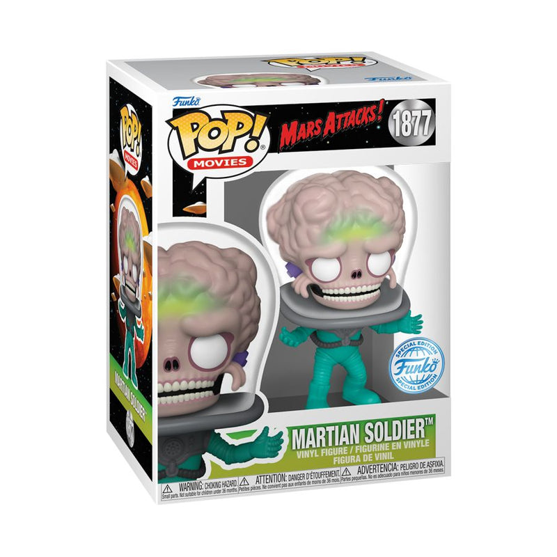 Mars Attacks - Martian Soldier (with chase) Pop! Vinyl