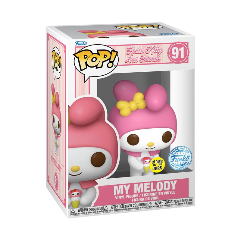 Hello Kitty - My Melody Glow Pop! Vinyl [RS]