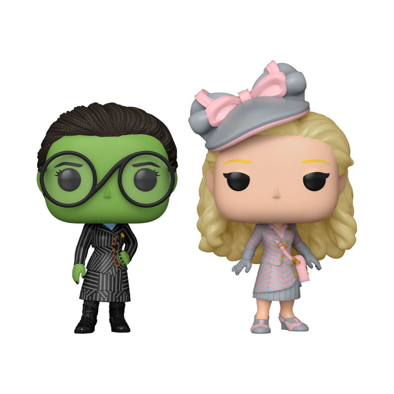 Wicked (2024) - Glinda & Elphaba in Shiz Uniform US Exclusive Pop! 2-Pack [RS]