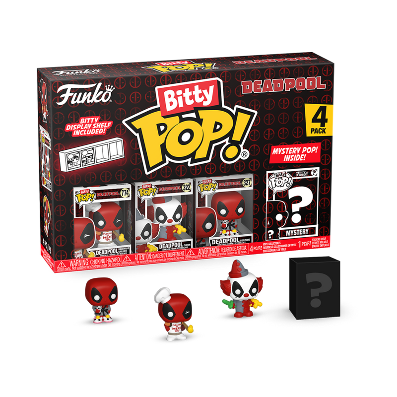 Deadpool - BBQ Master Bitty Pop! 4-Pack