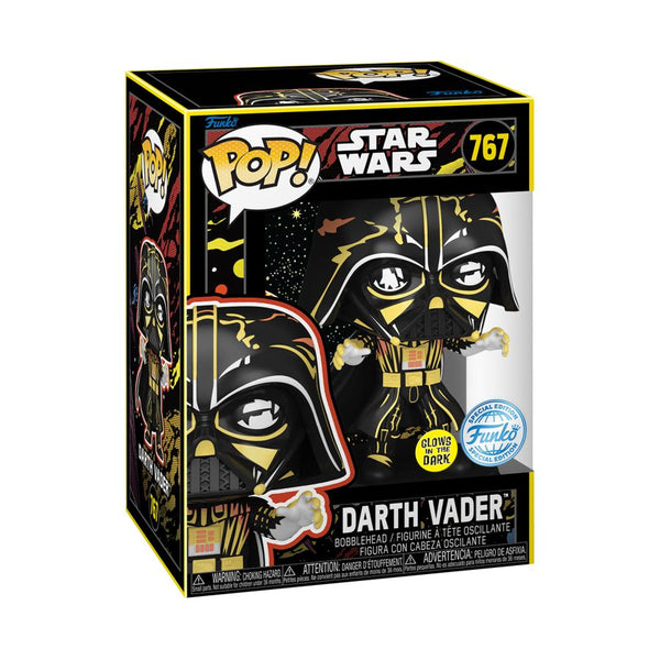 Star Wars - Darth Vader Retro US Exclusive Glow Pop! Vinyl [RS]