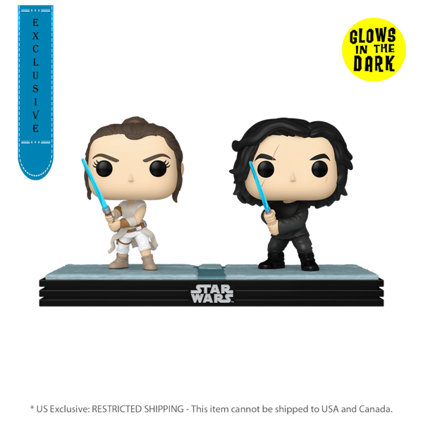 Star Wars - Rey & Kylo Ren Glow Pop! Moment [RS]