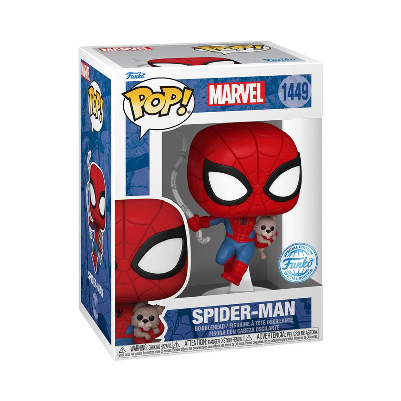 Marvel Comics - Spider-Man with "Sandwich the Dog" Exclusive Pop! Vinyl [RS]